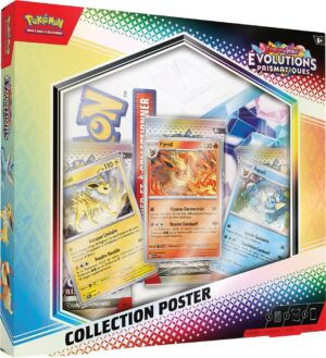 Coffret Pokémon Poster Evolutions Prismatiques EV 8.5