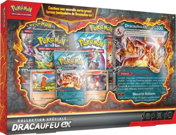 coffret dracaufeu ex lenticulaire