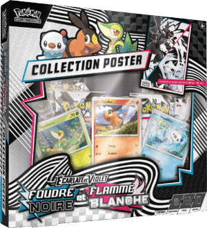 Coffret Poster Foudre Noire Flamme Blanche EV 10.5