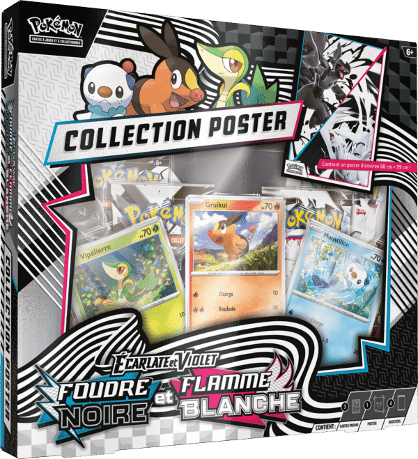 Coffret Poster Foudre Noire Flamme Blanche EV 10.5