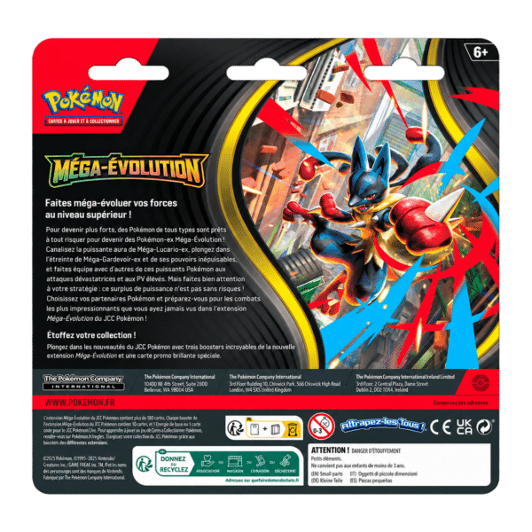 Lot de 2 Tripack Mega Evolution 2 tripack mega evolution me01